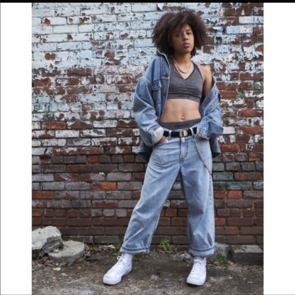 Levi’s Silvertab High Waisted Baggy Y2K Jeans Size 34 - Picture 2 of 14